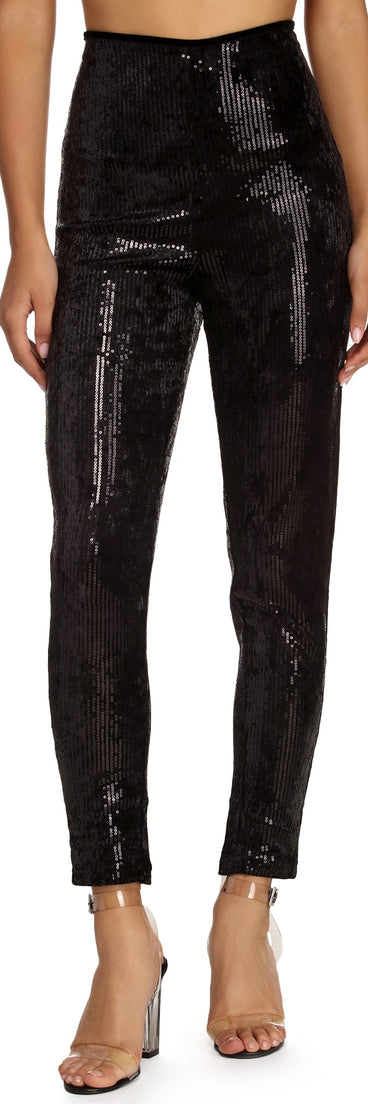 Own The Spotlight Sequin Pants