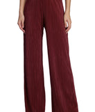Perfectly Pleated Wide Leg Pants