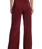 Perfectly Pleated Wide Leg Pants