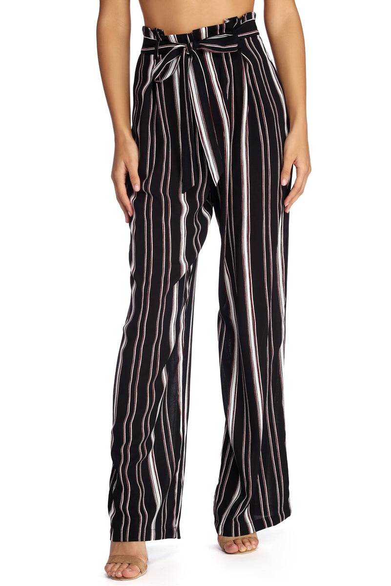 STRIPED TRACK PANT - MIDNIGHT – NOMIA