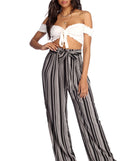 Just Your Stripe Wide Leg Pants provides a stylish start to creating your best summer outfits of the season with on-trend details for 2023!