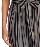 Just Your Stripe Wide Leg Pants provides a stylish start to creating your best summer outfits of the season with on-trend details for 2023!