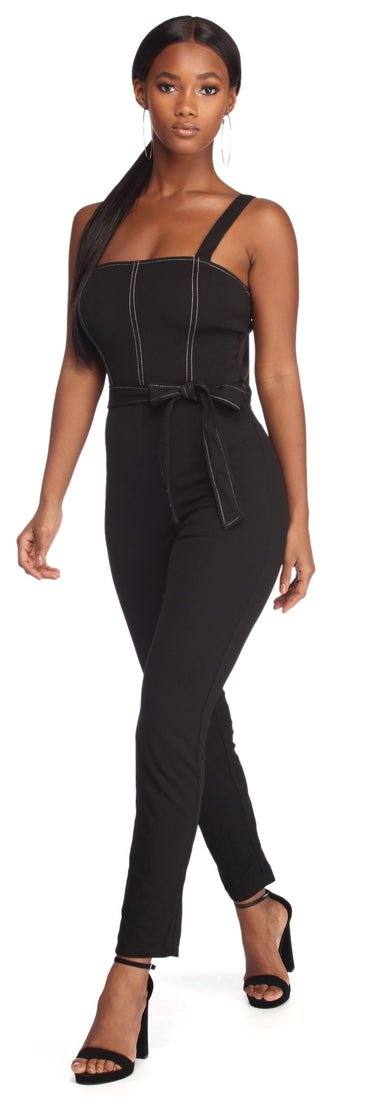 Contrast Stitch Catsuit for 2022 festival outfits, festival dress, outfits for raves, concert outfits, and/or club outfits