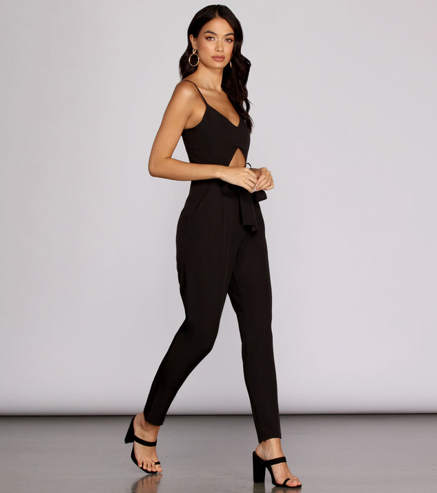 Key To Style Tie Jumpsuit | Windsor