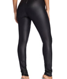 Coated Faux Leather Skinny Pants for 2022 festival outfits, festival dress, outfits for raves, concert outfits, and/or club outfits