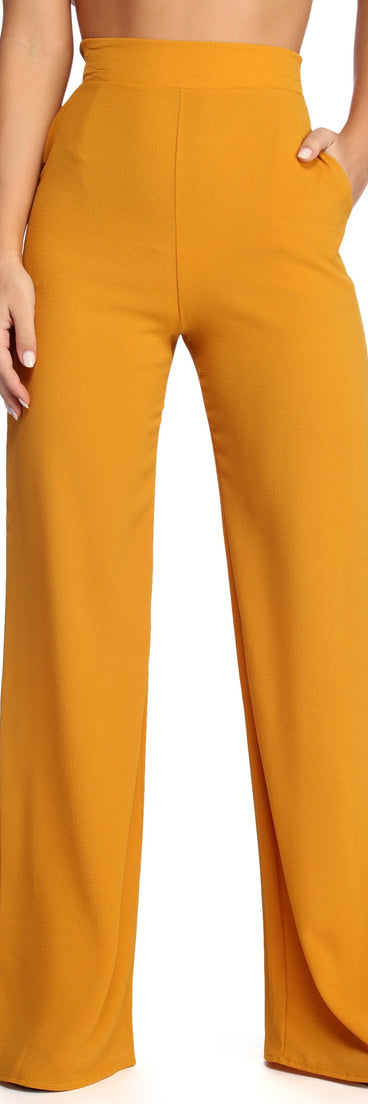 Wide Leg Dress Pants