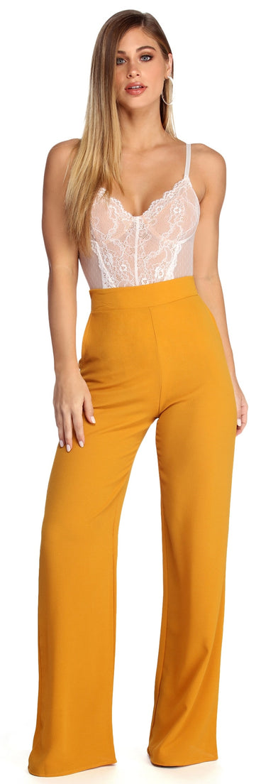 Wide Leg Dress Pants