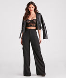 Keep It Cool Wide-Leg Cargo Trouser Pants provides a stylish start to creating your best summer outfits of the season with on-trend details for 2023!