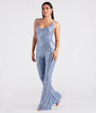 Dance Floor Diva Sequin Backless Jumpsuit is a fire pick to create 2023 festival outfits, concert dresses, outfits for raves, or to complete your best party outfits or clubwear!