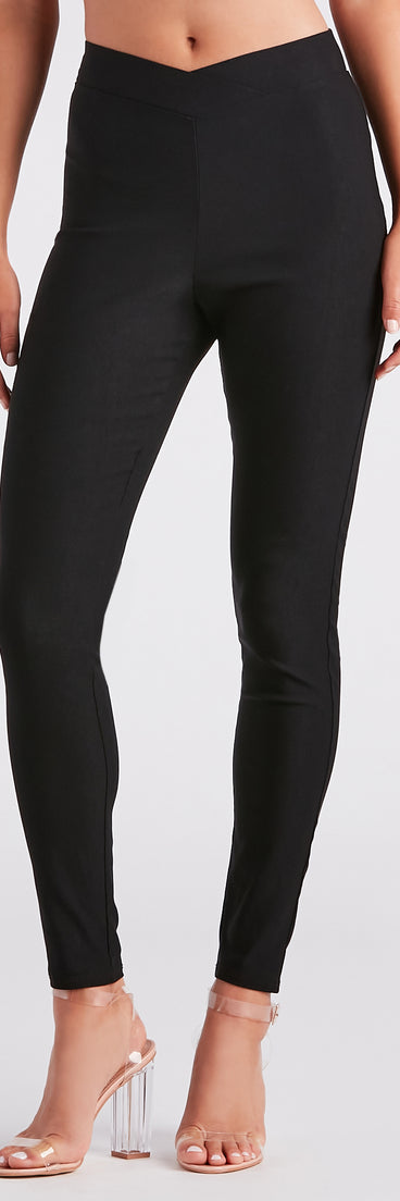 Posh Moment Cross Waist Skinny Pants provides a stylish start to creating your best summer outfits of the season with on-trend details for 2023!