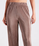 Stylish Company Pleated Wide Leg Pants
