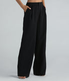Iconic Vibes Pinstripe Trouser Pants