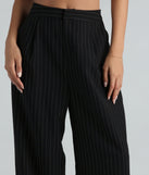 Iconic Vibes Pinstripe Trouser Pants