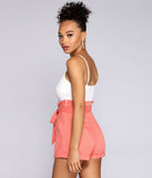 Effortlessly Chic Paper Bag Romper for 2022 festival outfits, festival dress, outfits for raves, concert outfits, and/or club outfits