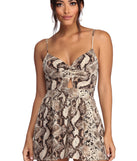 Into The Wild Twist Front Romper will help you dress the part in stylish holiday party attire, an outfit for a New Year’s Eve party, & dressy or cocktail attire for any event.