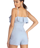 Charm In Ruffles Romper for 2022 festival outfits, festival dress, outfits for raves, concert outfits, and/or club outfits