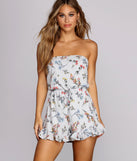 Bring A Bouquet Floral Romper will help you dress the part in stylish holiday party attire, an outfit for a New Year’s Eve party, & dressy or cocktail attire for any event.