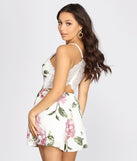 Catch This Floral Romper provides a stylish start to creating your best summer outfits of the season with on-trend details for 2023!