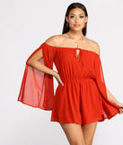 Flowy Feels Chiffon Romper will help you dress the part in stylish holiday party attire, an outfit for a New Year’s Eve party, & dressy or cocktail attire for any event.