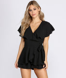 Ruffle It Up Romper will help you dress the part in stylish holiday party attire, an outfit for a New Year’s Eve party, & dressy or cocktail attire for any event.