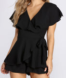 Ruffle It Up Romper for 2022 festival outfits, festival dress, outfits for raves, concert outfits, and/or club outfits