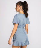 Flirty Vibes Ruffle Detail Romper provides a stylish start to creating your best summer outfits of the season with on-trend details for 2023!