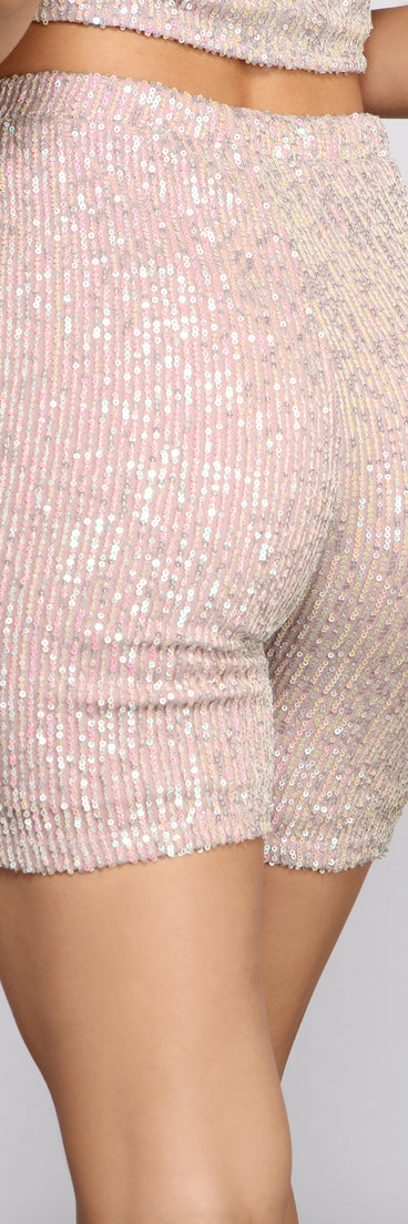 Sassy In Sequins Biker Shorts provides a stylish start to creating your best summer outfits of the season with on-trend details for 2023!