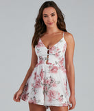 Beautiful Blooms Chiffon Romper provides a stylish start to creating your best summer outfits of the season with on-trend details for 2023!