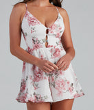 Beautiful Blooms Chiffon Romper provides a stylish start to creating your best summer outfits of the season with on-trend details for 2023!