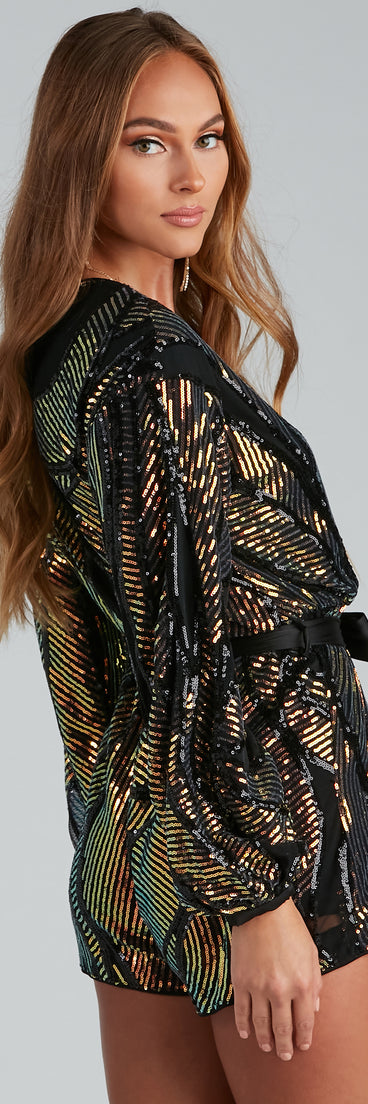 Toast To Glam Sequin Romper provides a stylish start to creating your best summer outfits of the season with on-trend details for 2023!
