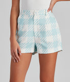 That Preppy Vibe Houndstooth Shorts provides a stylish start to creating your best summer outfits of the season with on-trend details for 2023!