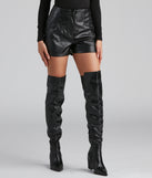 Sleek Look Faux Leather Shorts provides a stylish start to creating your best summer outfits of the season with on-trend details for 2023!