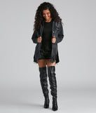 Sleek Look Faux Leather Shorts provides a stylish start to creating your best summer outfits of the season with on-trend details for 2023!