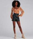 Shorty Like Mine PU Paperbag Shorts provides a stylish start to creating your best summer outfits of the season with on-trend details for 2023!