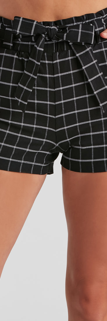 Between The Lines Paper Bag Shorts for 2023 festival outfits, festival dress, outfits for raves, concert outfits, and/or club outfits