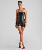 Nothing But Edge Coated Romper provides a stylish start to creating your best summer outfits of the season with on-trend details for 2023!
