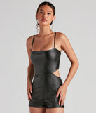 Nothing But Edge Coated Romper for 2023 festival outfits, festival dress, outfits for raves, concert outfits, and/or club outfits