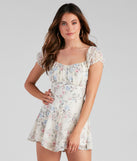 Effortless Spring Style Floral Romper provides a stylish start to creating your best summer outfits of the season with on-trend details for 2023!