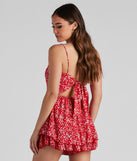 Sweet Beauty Ditsy Floral Romper provides a stylish start to creating your best summer outfits of the season with on-trend details for 2023!