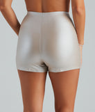 Shine Attitude Slit Mini Skort