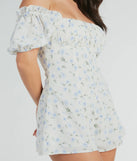 The Sweeter Than Floral Short Sleeve Tie-Back Romper is an elevated one-piece that blends sleek sophistication with playful charm, perfect for nailing casual or formal outfits.