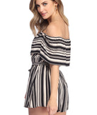 Stripes On Point Romper will help you dress the part in stylish holiday party attire, an outfit for a New Year’s Eve party, & dressy or cocktail attire for any event.