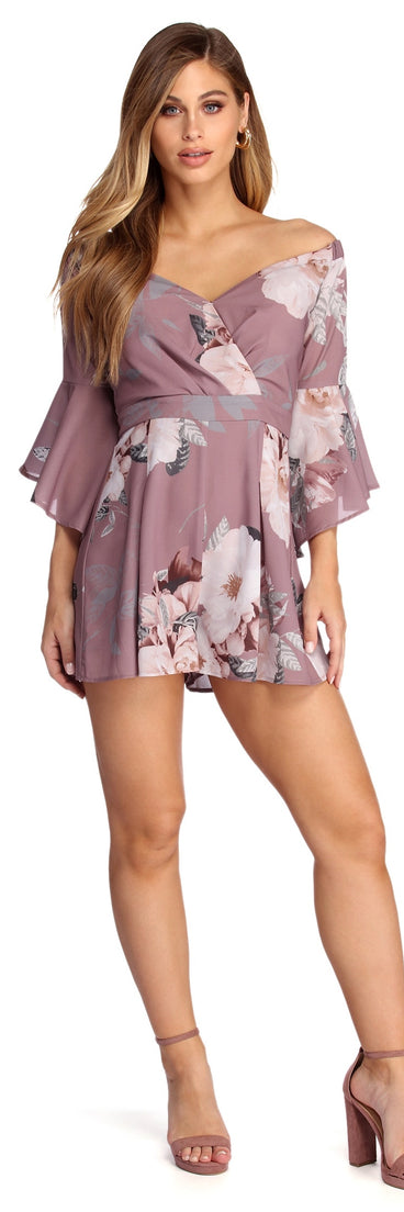 Ring It Out In Florals Romper for 2022 festival outfits, festival dress, outfits for raves, concert outfits, and/or club outfits
