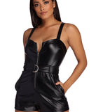 Bold And Belted Zip Front Romper is a trendy pick to create 2023 festival outfits, festival dresses, outfits for concerts or raves, and complete your best party outfits!