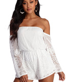 Dreamy In Lace Romper will help you dress the part in stylish holiday party attire, an outfit for a New Year’s Eve party, & dressy or cocktail attire for any event.