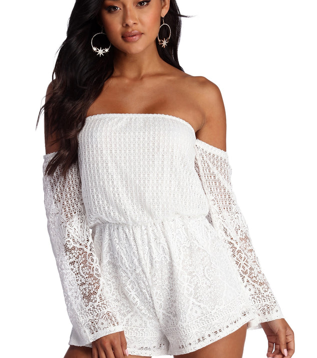 Dreamy In Lace Romper will help you dress the part in stylish holiday party attire, an outfit for a New Year’s Eve party, & dressy or cocktail attire for any event.