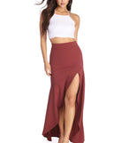Ready To Ruffle Maxi Skirt