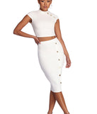 On Cloud 9 Midi Skirt