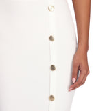 On Cloud 9 Midi Skirt