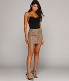 Strikingly Beautiful Mini Skirt provides a stylish start to creating your best summer outfits of the season with on-trend details for 2023!